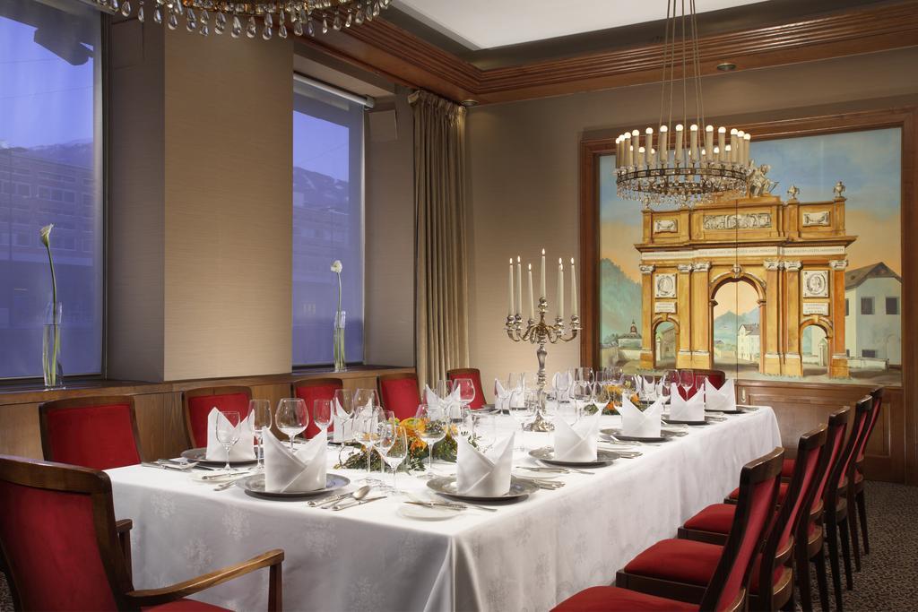 Grand Hotel Europa - Since 1869 İnnsbruck Restoran fotoğraf